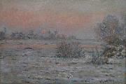 Soleil d'hiver a Lavacourt Claude Monet